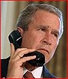 Pres. Bush discussing the details of the operation